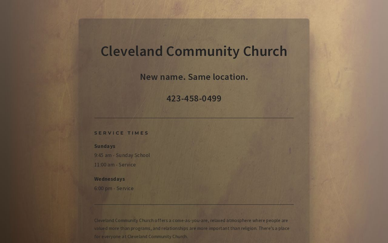 Cleveland Cowboy Church